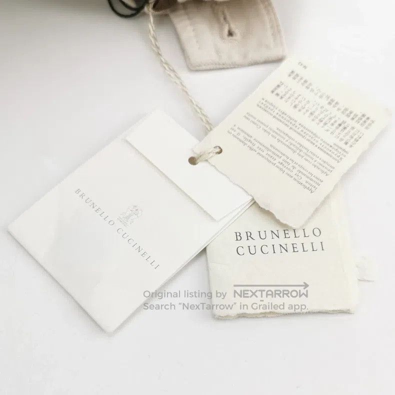 Brunello Cucinelli Brunello Cucinelli Cotton Solid Color Long Pants Size 26" / US 2 / IT 38 - 3 Thumbnail
