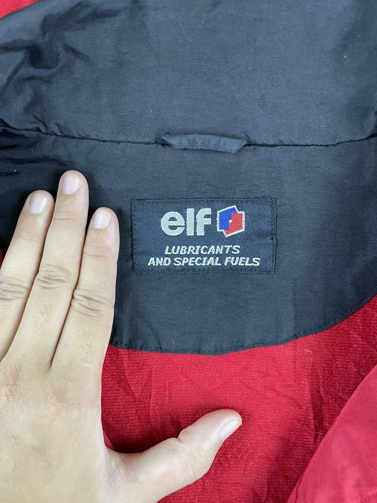 Vintage Vintage ELF Lubricants Japanese Racing Hoodie Jacket Size US L / EU 52-54 / 3 - 11 Thumbnail