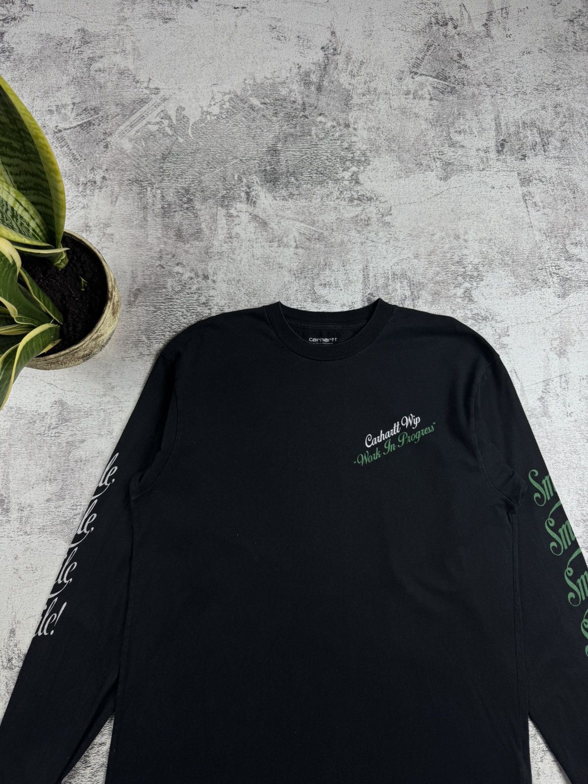 Carhartt Carhartt WIP Smile Loose Men’s Jersey Longsleeve T Shirt Tee Size US M / EU 48-50 / 2 - 11 Thumbnail