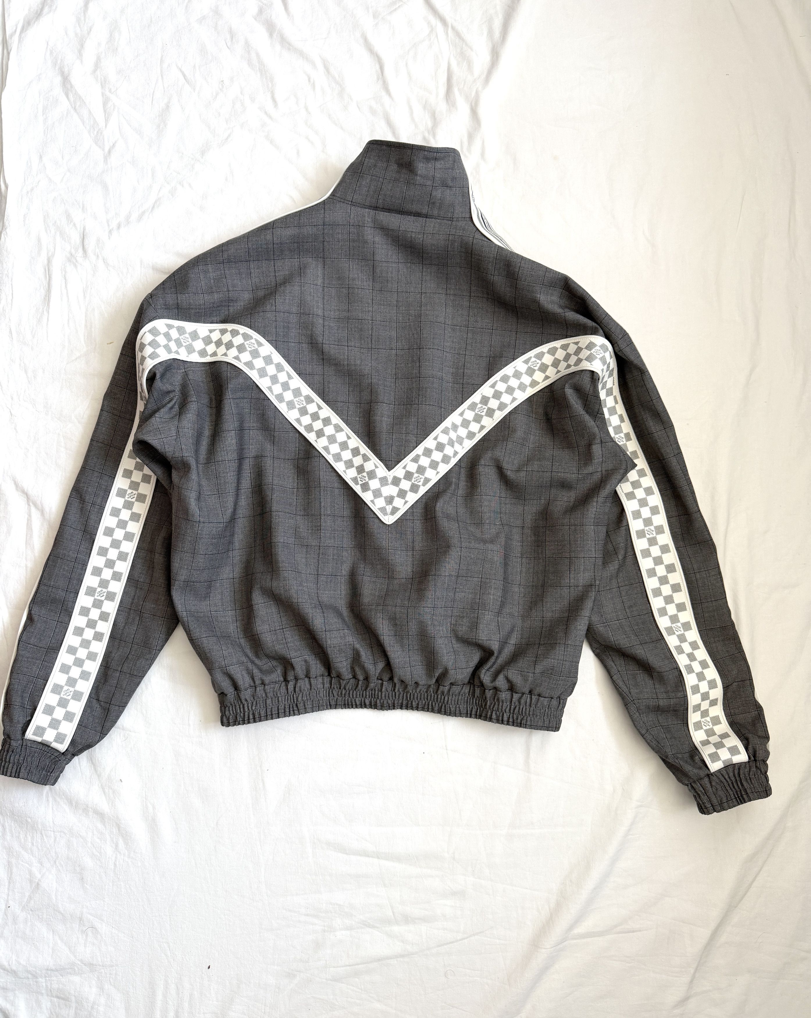 Louis Vuitton Louis Vuitton Grey & White Damier Track Jacket. Size US S / EU 44-46 / 1 - 2 Thumbnail
