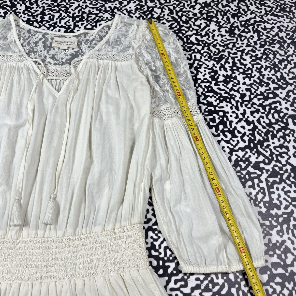 Denim & Supply Ralph Lauren Vintage Y2K Denim & Supple Ralph Lauren Lace Boho Mini Dress Size S / US 4 / IT 40 - 24 Thumbnail