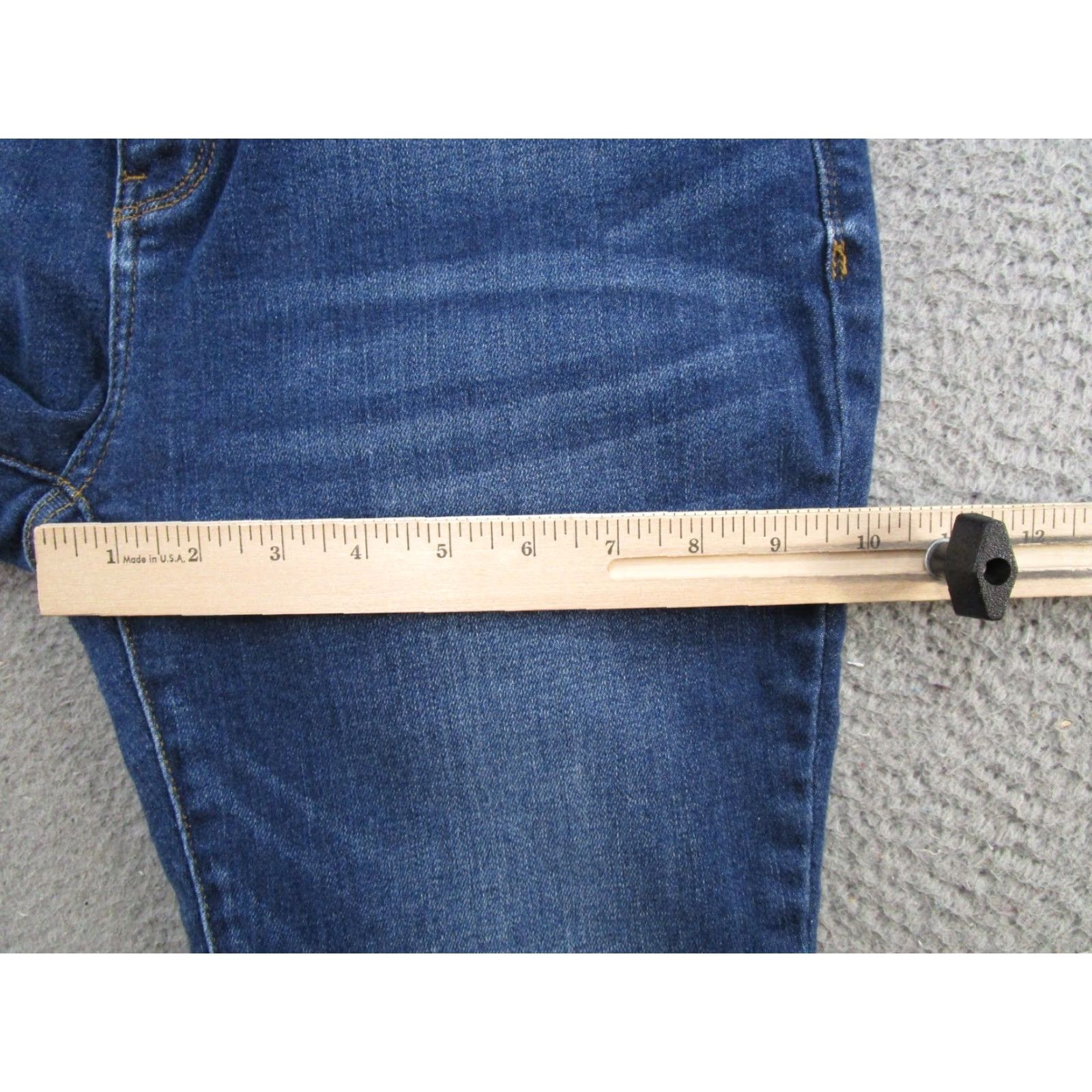 Denime Judy Blue Jeans Skinny 5-Pocket Denim Womens Size 32 Medium Blue Stretch Cotton Blend Classic Vintage: No Size 24" / US 00 / IT 34 - 7 Thumbnail