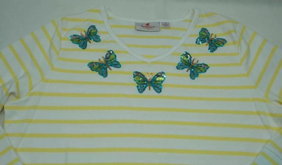 Quacker Factory Quacker Factory womens top size UK12-14 (LABEL M USA) excl Size L / US 10 / IT 46 - 4 Thumbnail