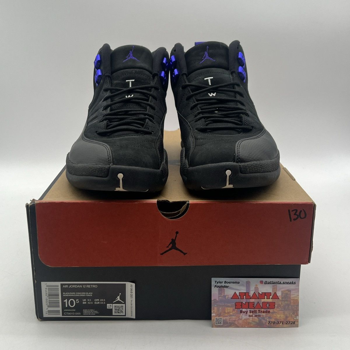 Jordan Brand Air Jordan 12 dark concord Size US 10.5 / EU 43-44 - 2 Thumbnail