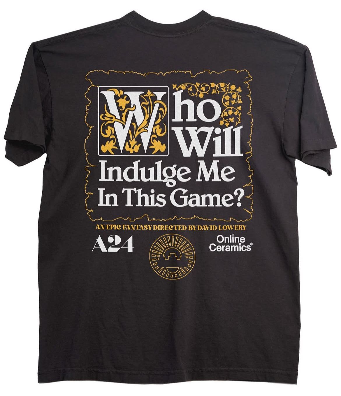 A24 × Online Ceramics The Green Knight Tee Who will indulge me in this game? Size US XL / EU 56 / 4 - 7 Thumbnail