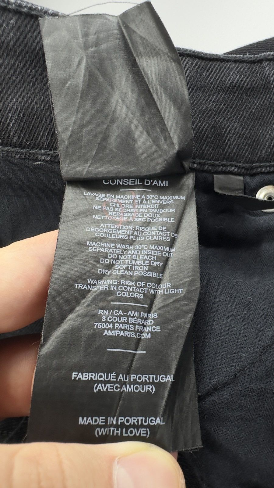 AMI Ami Alexander Mattiussi pants size 30 black Size US 30 / EU 46 - 8 Thumbnail