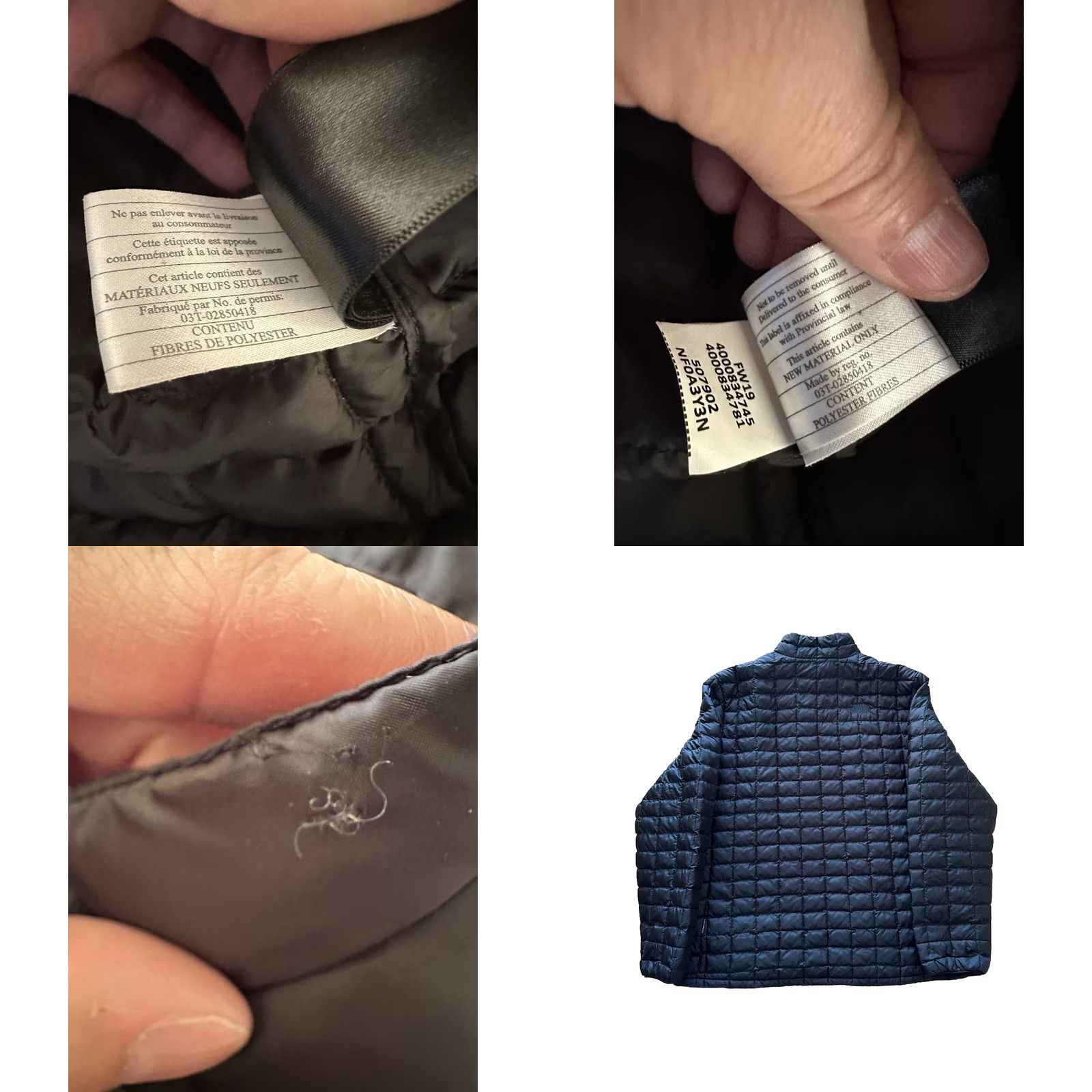 The North Face The North Face Thermoball Eco Quilted Jacket Black RARE Size XXL/TG Men's Size US XXL / EU 58 / 5 - 8 Thumbnail