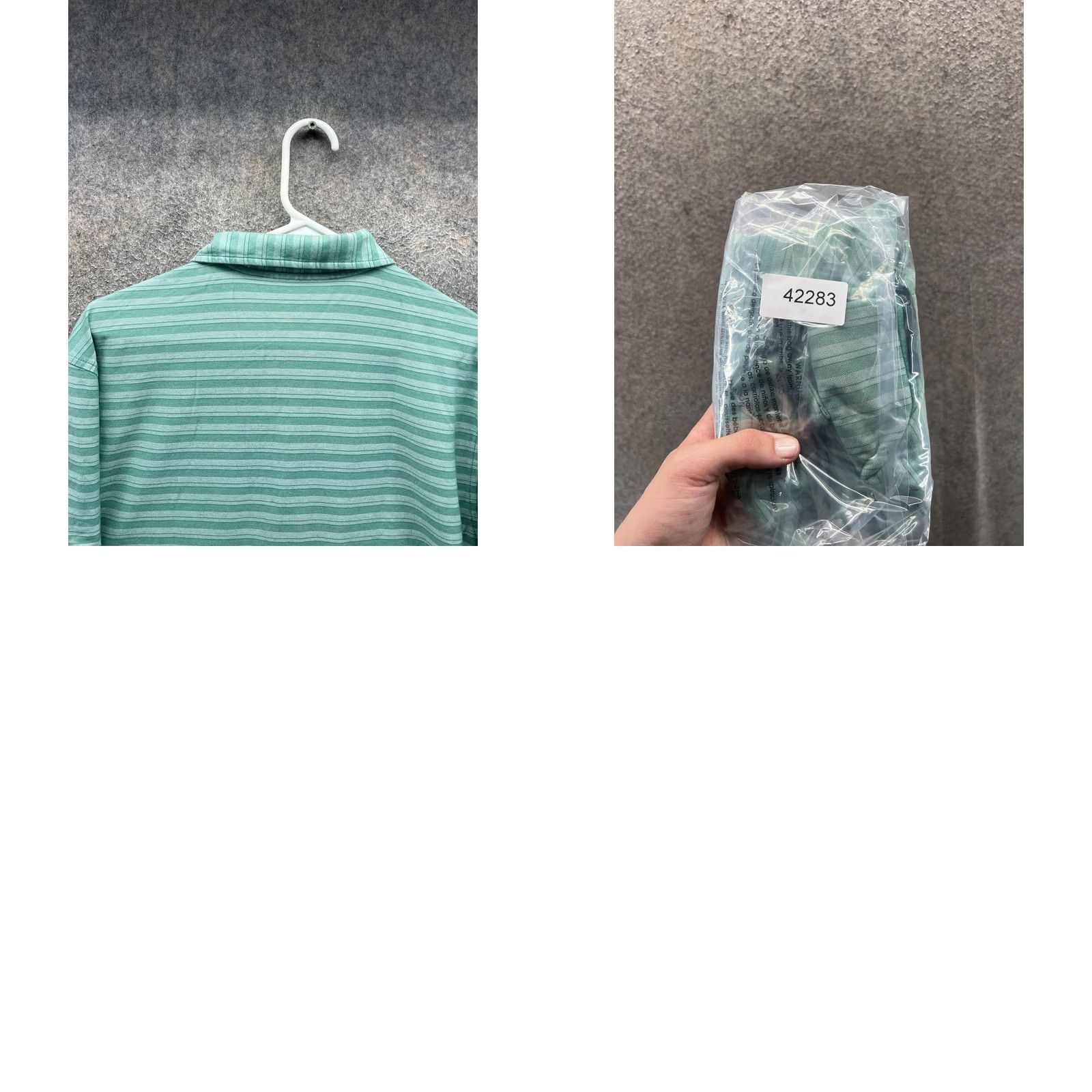 Vintage VINTAGE Masters Collection Golf Polo Shirt Mens L Green Stripe Augusta National Logo Size US L / EU 52-54 / 3 - 8 Thumbnail