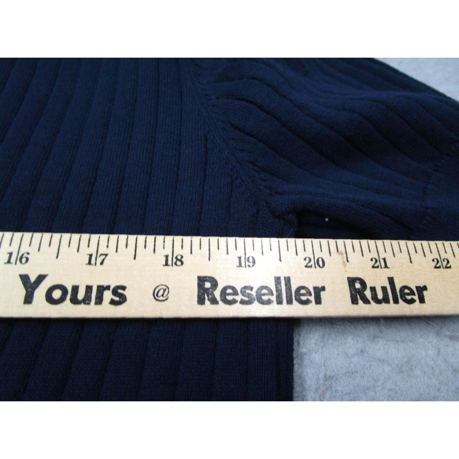 Karl Lagerfeld KARL LAGERFELD Polo Shirt Mens Large Blue Short Sleeve Ribbed Knit Preppy Size US L / EU 52-54 / 3 - 6 Thumbnail