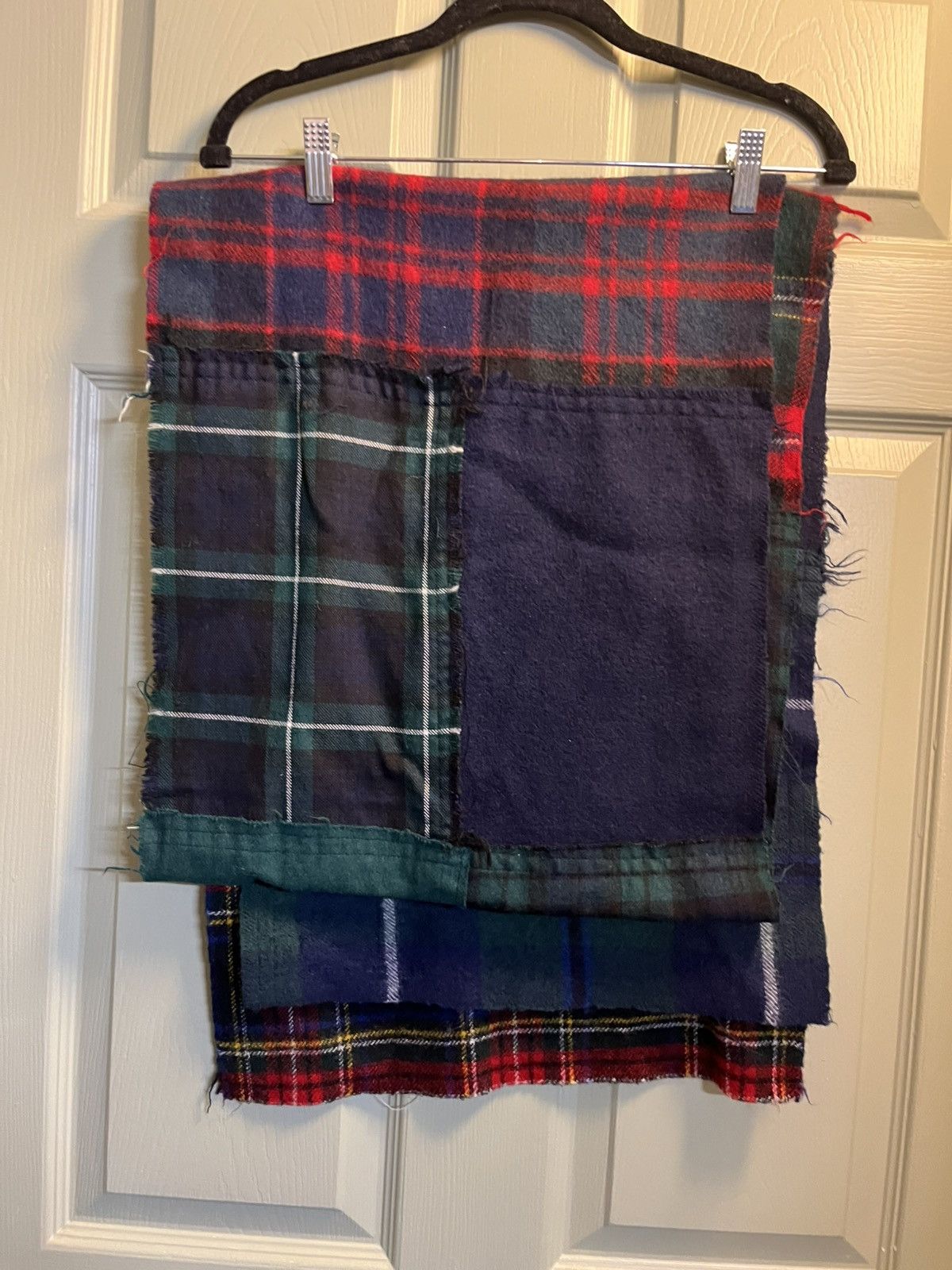 Comme des Garcons Comme Des Garcons Plaid Patchwork Scarf Size ONE SIZE - 2 Thumbnail
