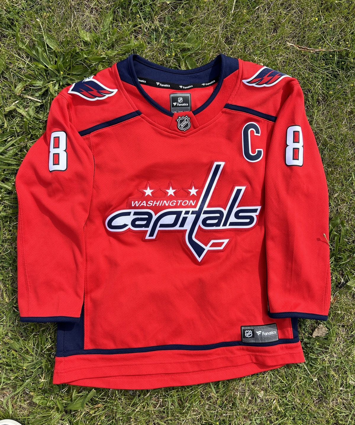 Ovechkin caps jersey deals