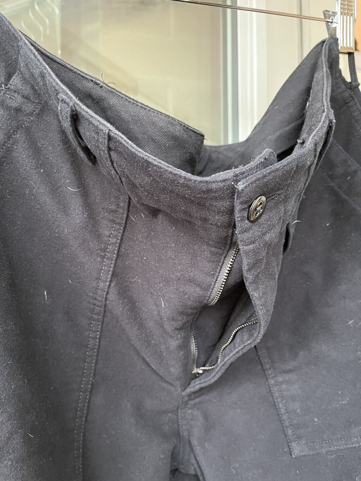 Engineered Garments Engineered Garments Fatigue Pant Black Cotton Moleskin Size US 34 / EU 50 - 4 Thumbnail