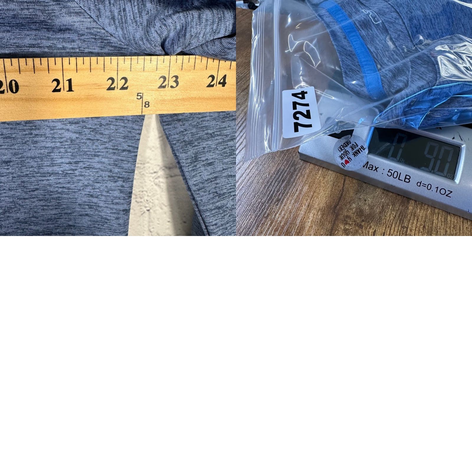 Vineyard Vines Vineyard Vines Performance Shirt Mens M Blue Heather Long Sleeve Golf Whale Logo Crew Neck Moisture Wicking Stretch Lightweight Athletic Jersey Size US M / EU 48-50 / 2 - 8 Thumbnail