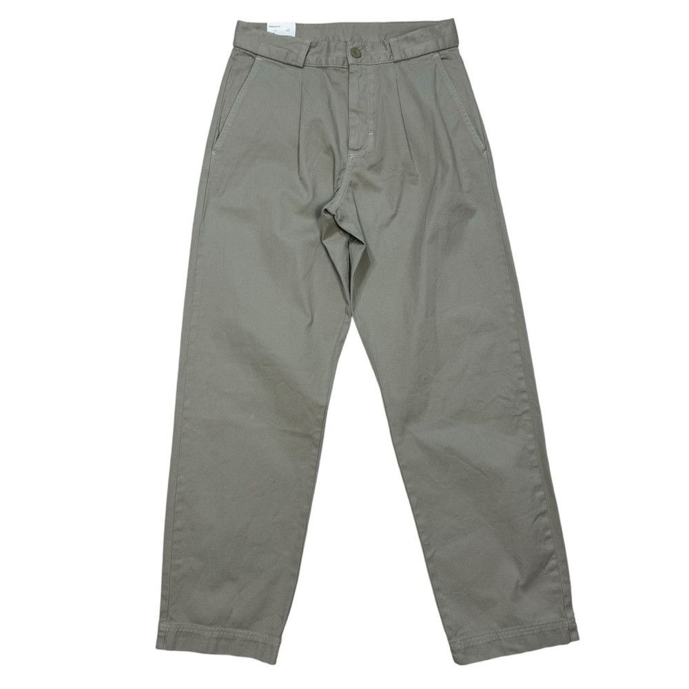 Zara NWT New Zara Grey Cotton Straight Leg 6917/417 Pants Size 2 Size US 29 - 3 Thumbnail