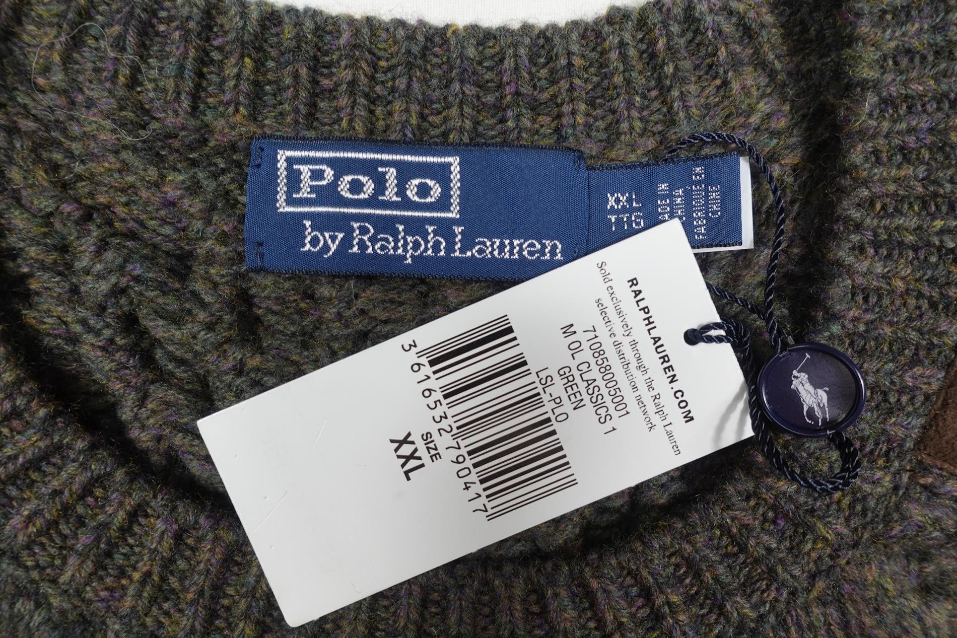 Polo Ralph Lauren Polo Ralph Lauren Sweater Cable Knit Wool Military NWT XXL Size US XXL / EU 58 / 5 - 2 Thumbnail