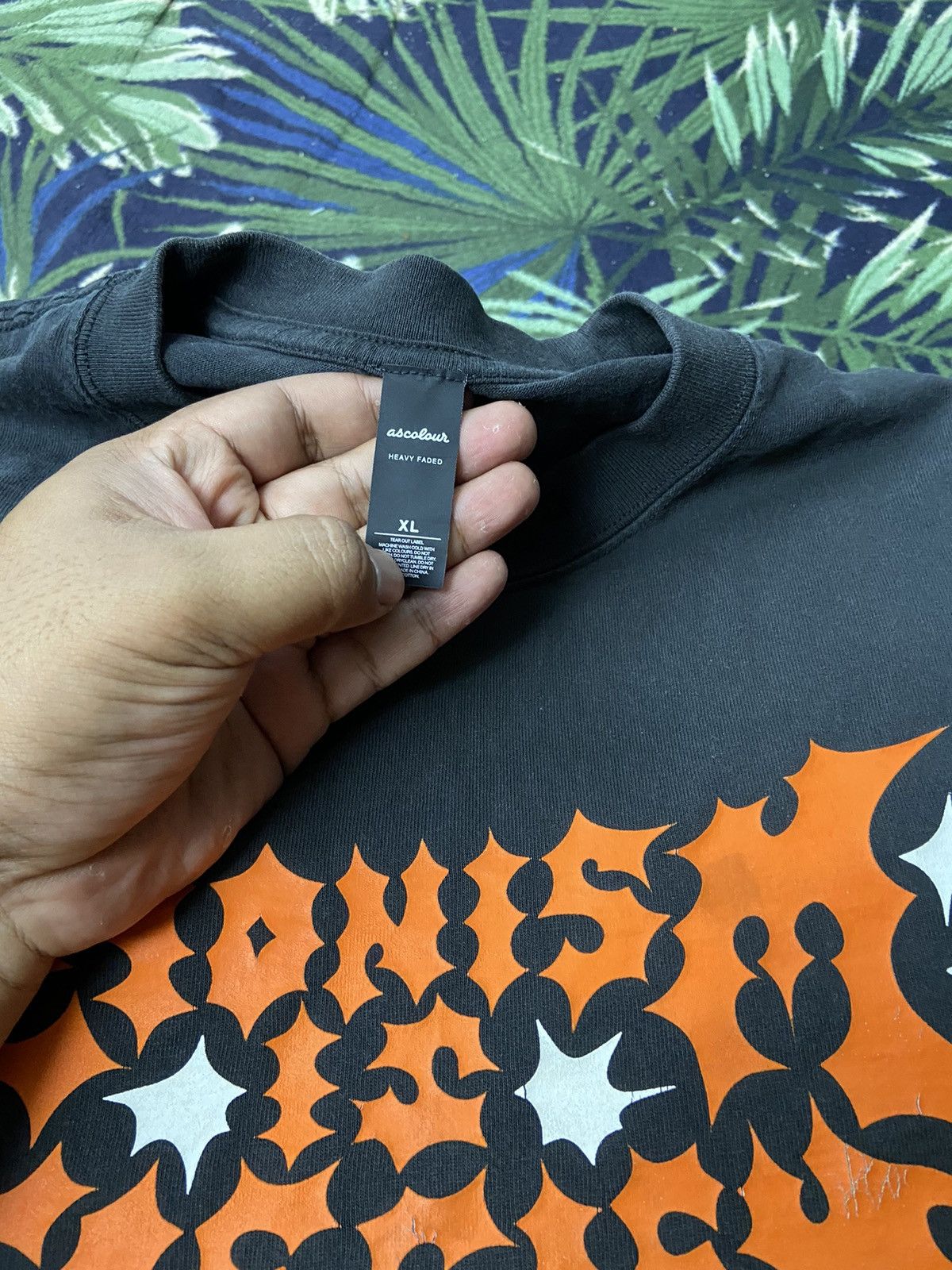 Other WORDING TEE TERRORIST IS FASCISM Size US XL / EU 56 / 4 - 2 Thumbnail