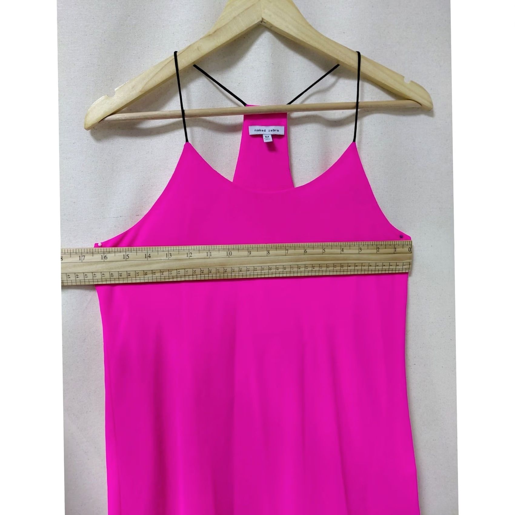 Vintage Naked Zebra Pink Solid Lightweight Women M Tank Top Size M / US 6-8 / IT 42-44 - 8 Thumbnail