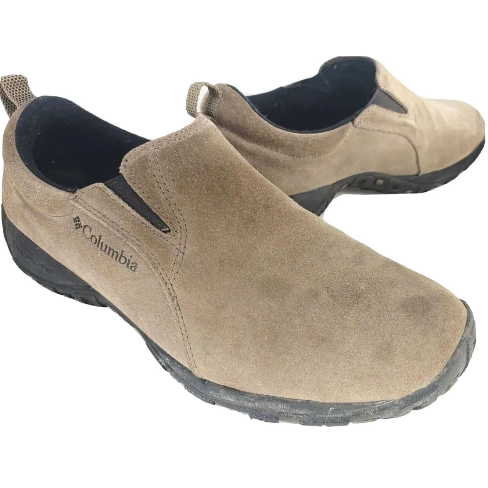 Nomad Columbia Peakfreak Nomad Mens Slip-on Moc Size 9.5 Gray Smoke Suede Shoes Size US 9 / EU 42 - 2 Thumbnail