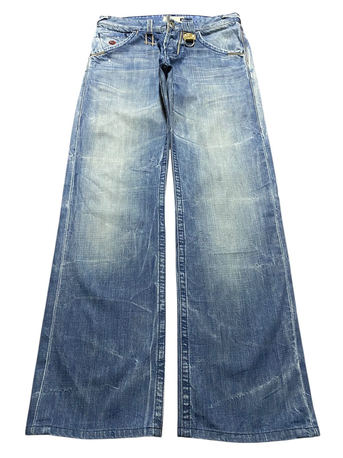 If Six Was Nine Streetwear Y2K Energy Faded Wash Seditionary Loose Jeans Size US 30 / EU 46 - 1 Thumbnail