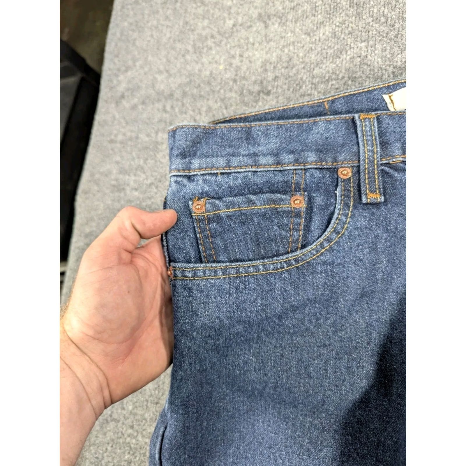 Levi's VINTAGE? No. Original Levis 501 Jeans - Jeans - Men - 34x30 - Blue - Button Fly - Straight - 501 - Levi's - Regular - 34 - 30in - New Size US 34 / EU 50 - 5 Thumbnail