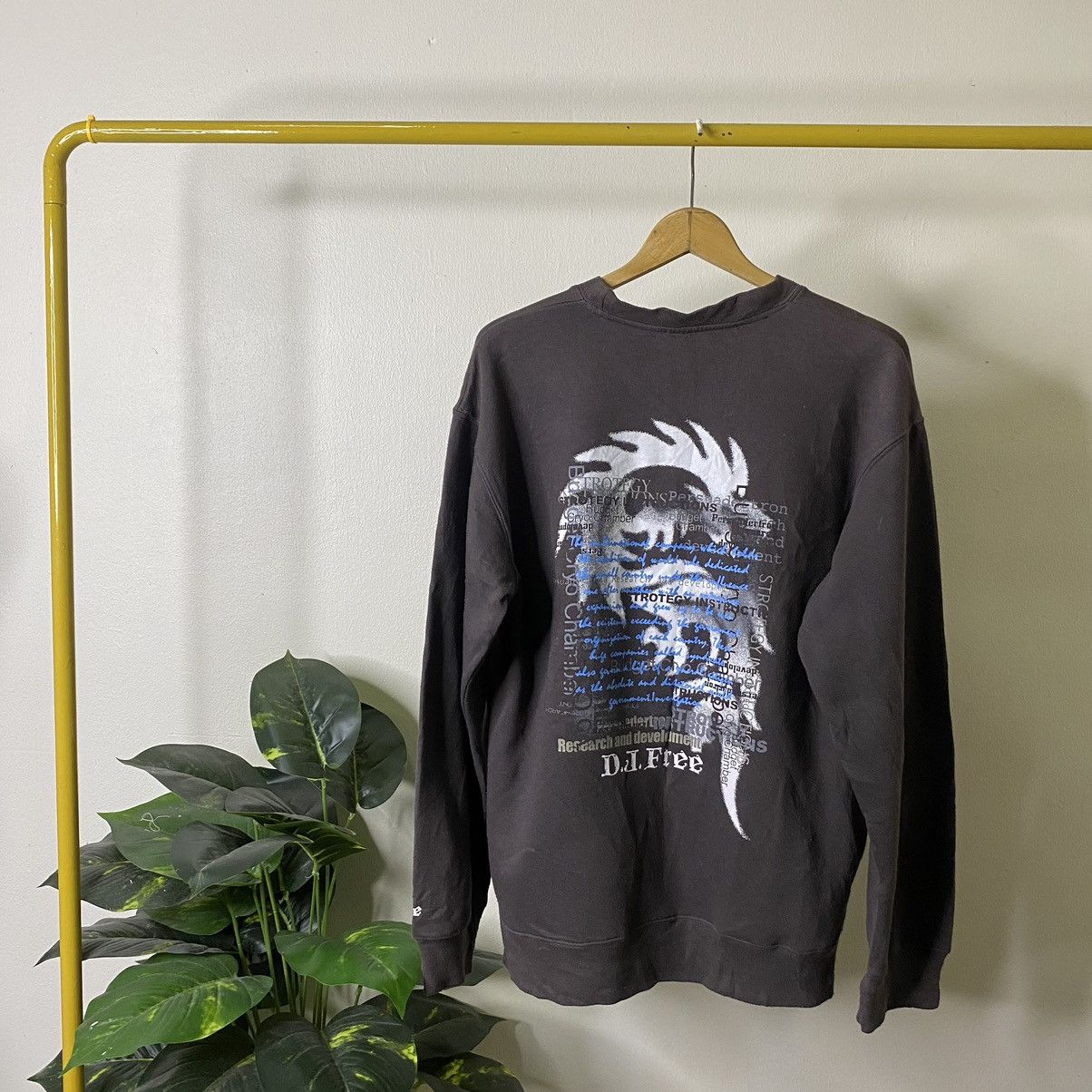 Affliction × If Six Was Nine × Japanese Brand DJ Free Seditionaries Poem Affliction Style Cyber Punk Sweat Size US L / EU 52-54 / 3 - 1 Thumbnail