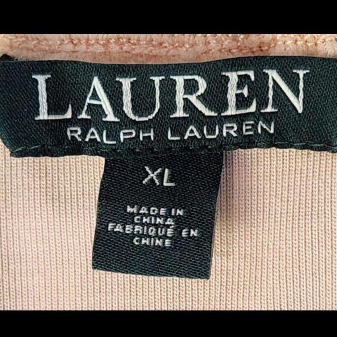 Lauren Ralph Lauren Lauren Ralph Lauren Size XL Pink Short Sleeve Blouse Size XL / US 12-14 / IT 48-50 - 2 Thumbnail