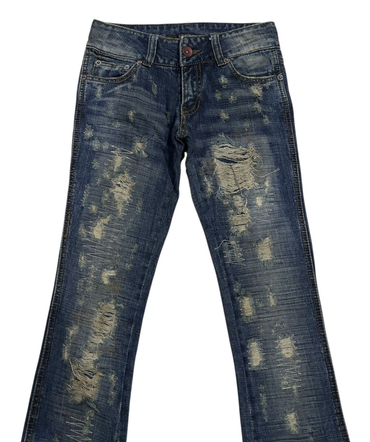 Lip Service 2000s IfSixWasNine Lgb Lip Service Vkei Distressed Denim Size 27" / US 4 / IT 40 - 5 Thumbnail