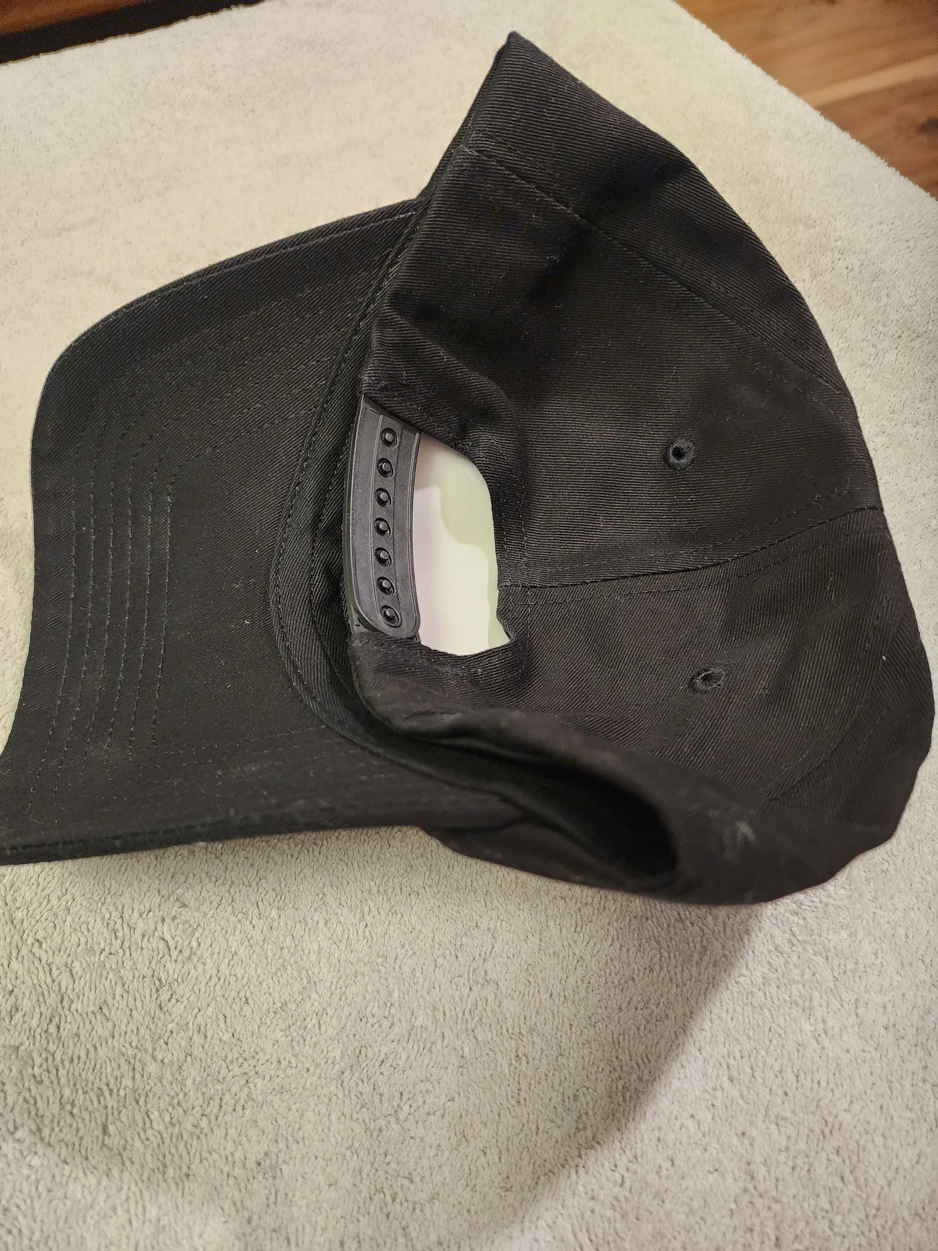 Half Evil Half Evil Evil World SnapBack Hat Size ONE SIZE - 3 Thumbnail