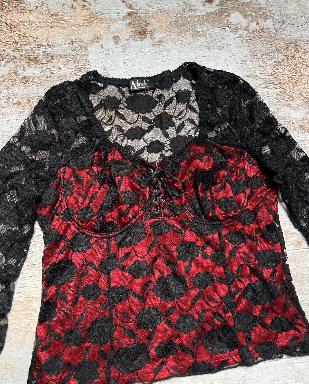 Seditionaries Vintage Japanese mesh corset long sleeve Size M / US 6-8 / IT 42-44 - 4 Thumbnail