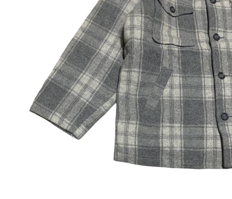 Japanese Brand Vintage Japanese Plaid Wool Flannel Shirt Jacket By Riverson Size US L / EU 52-54 / 3 - 2 Thumbnail