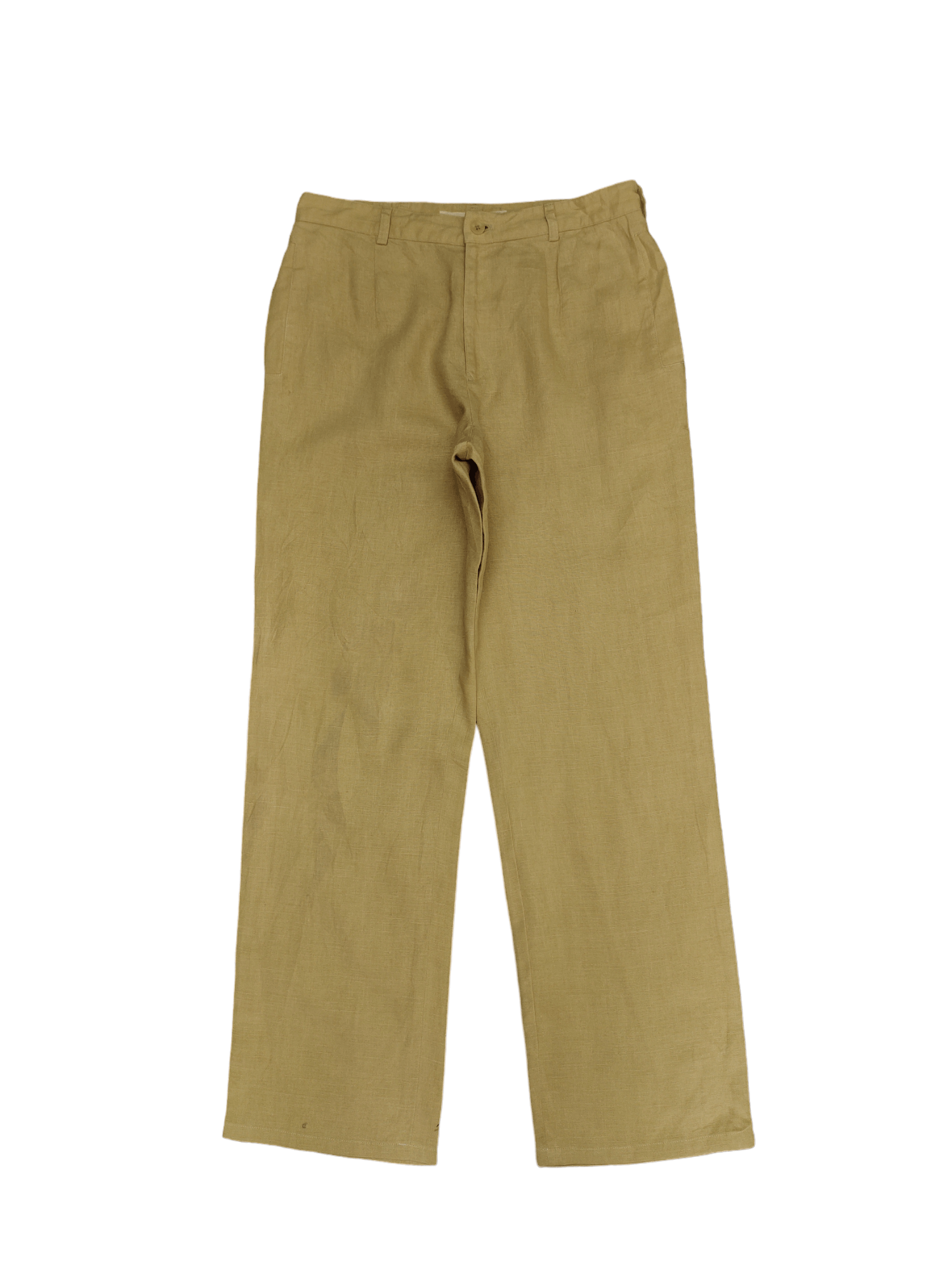 image of Issey Miyake x Mademoiselle Non Non Vintage 90's Mademoiselle Linen Trouser Pants, Men's (Size 29)
