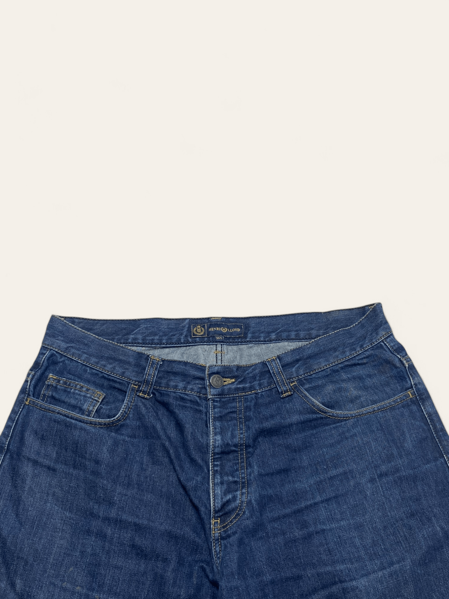 Henri Lloyd Vintage HENRI LLOYD Denim Blue Jeans Size US 34 / EU 50 - 6 Thumbnail
