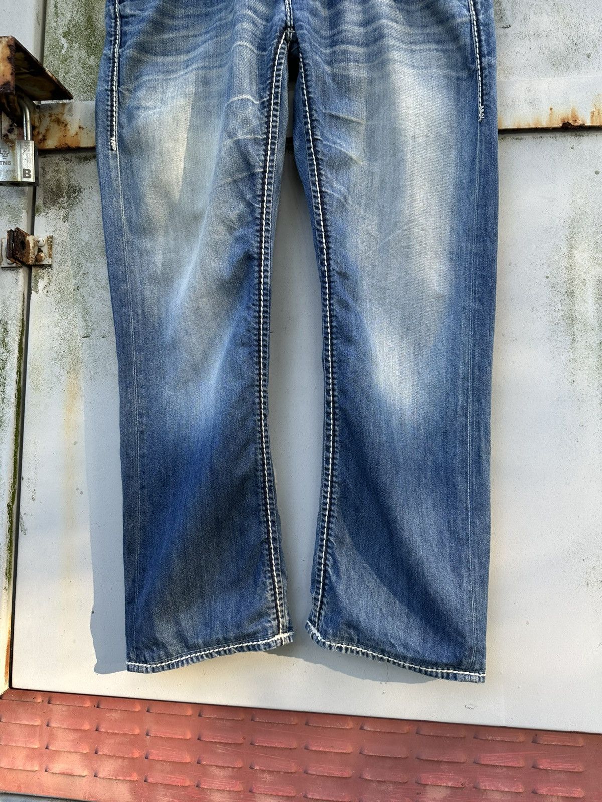 True Religion 👹Vintage True Religion Baggy Straight Cut Jeans Size US 34 / EU 50 - 6 Thumbnail