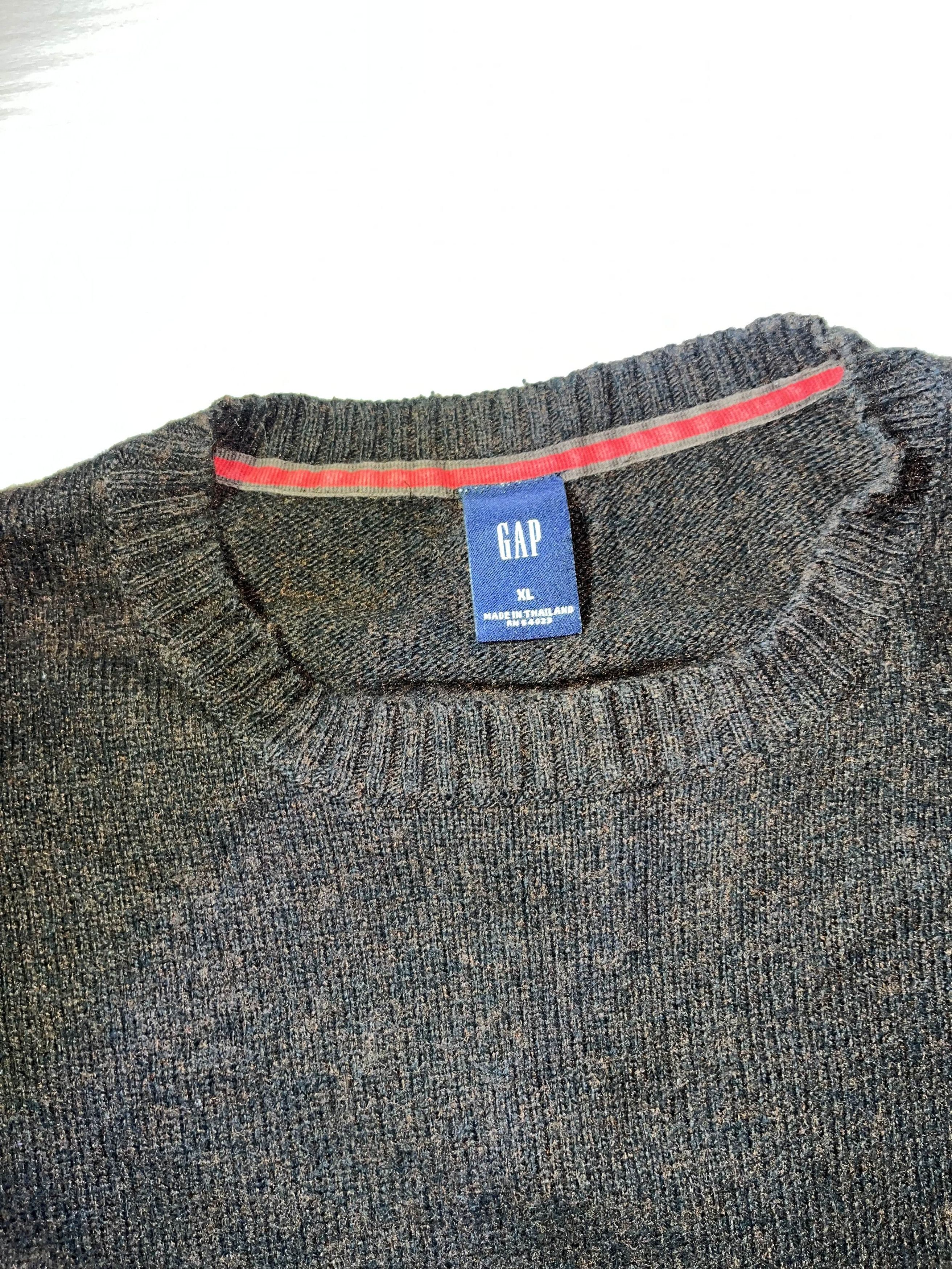 Gap GAP Brown Knit Wool Sweatshirt Size US XL / EU 56 / 4 - 4 Thumbnail