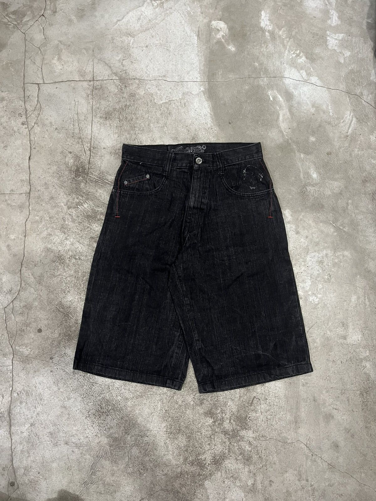 Very Rare Vintage Southpole Big Skull Denim Jorts