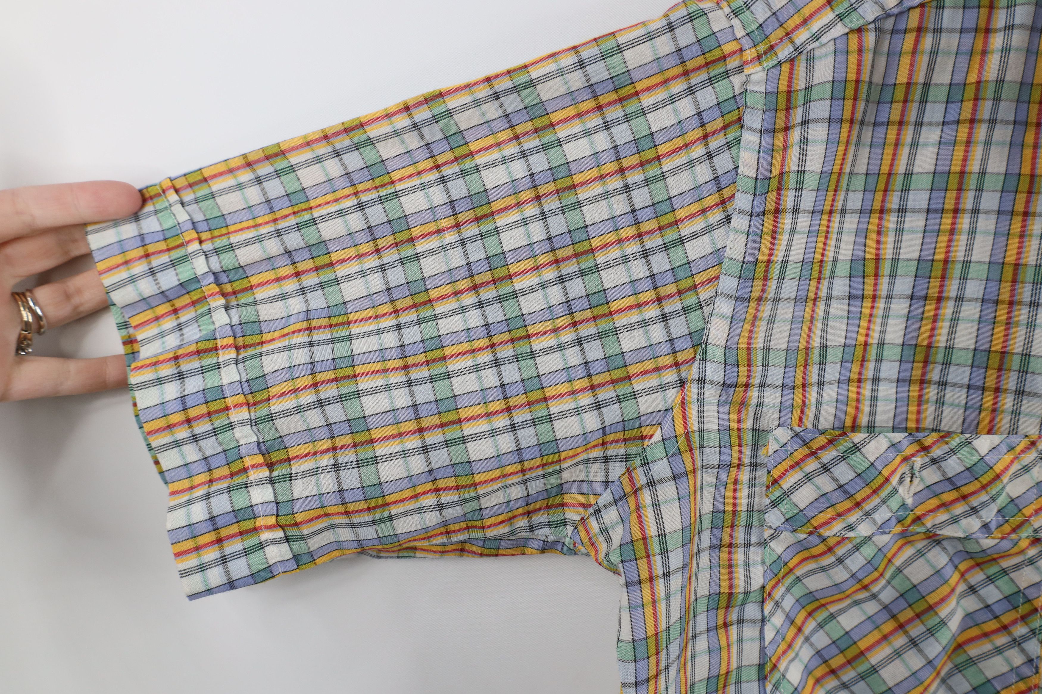 Levi's × Vintage Vintage 70s Levis Western Short Sleeve Button Shirt USA Size US M / EU 48-50 / 2 - 7 Thumbnail