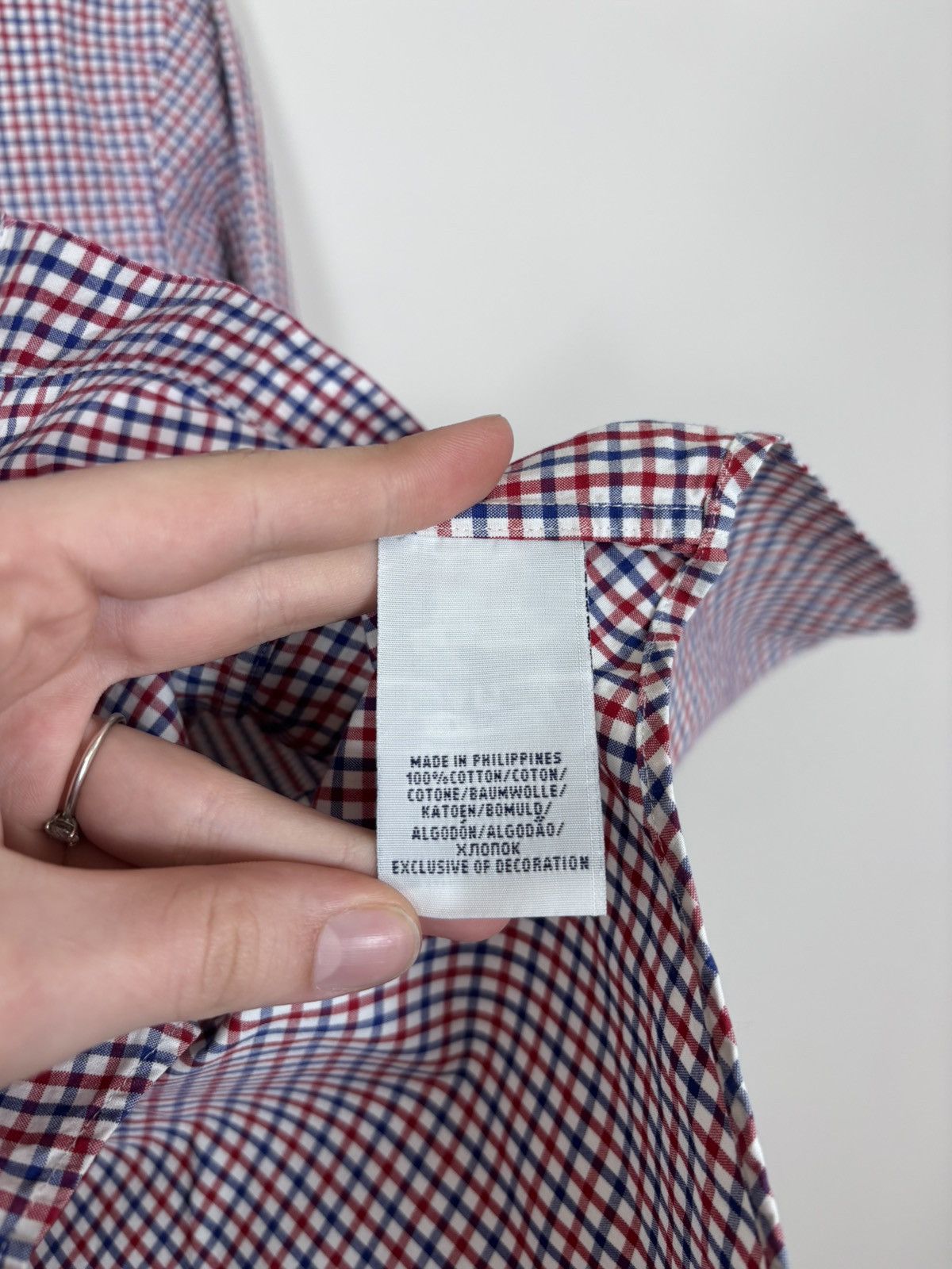 Polo Ralph Lauren Polo Ralph Lauren Men’s Gingham Check Button Down Shirt Size US XS / EU 42 / 0 - 9 Thumbnail