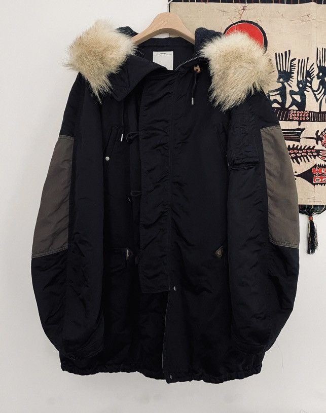 image of Visvim 17Aw Valdez Coat in Black, Men's (Size Large)