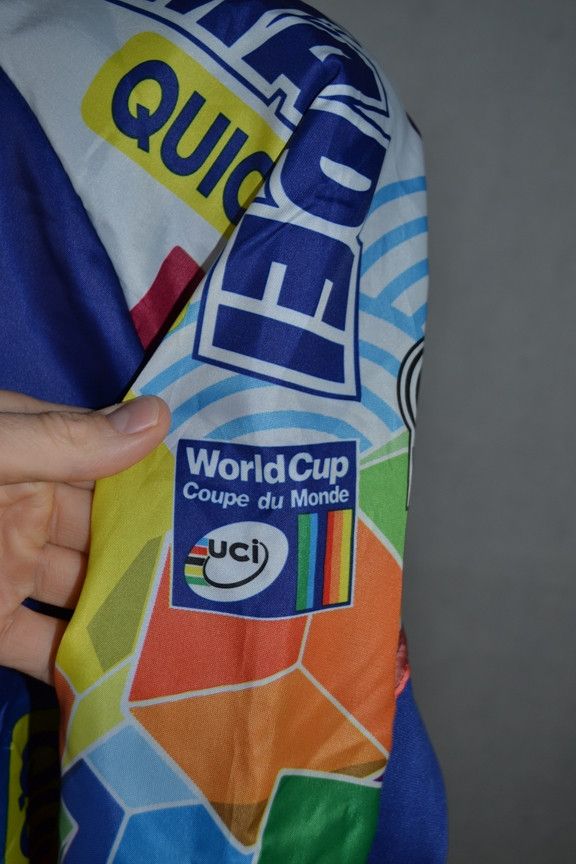 Vintage Sportful Team Mapei Quick-Step 2001 Insulated Warm Cycling Size US XXL / EU 58 / 5 - 8 Thumbnail