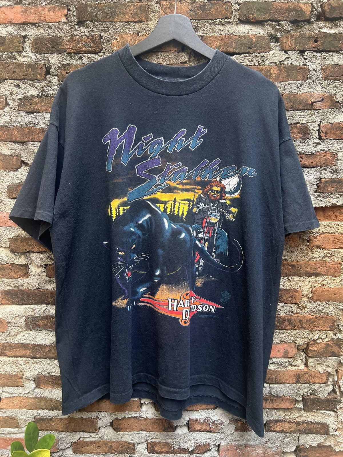 image of Harley Davidson Night Stalker 1991 in Black, Men's (Size XL)
