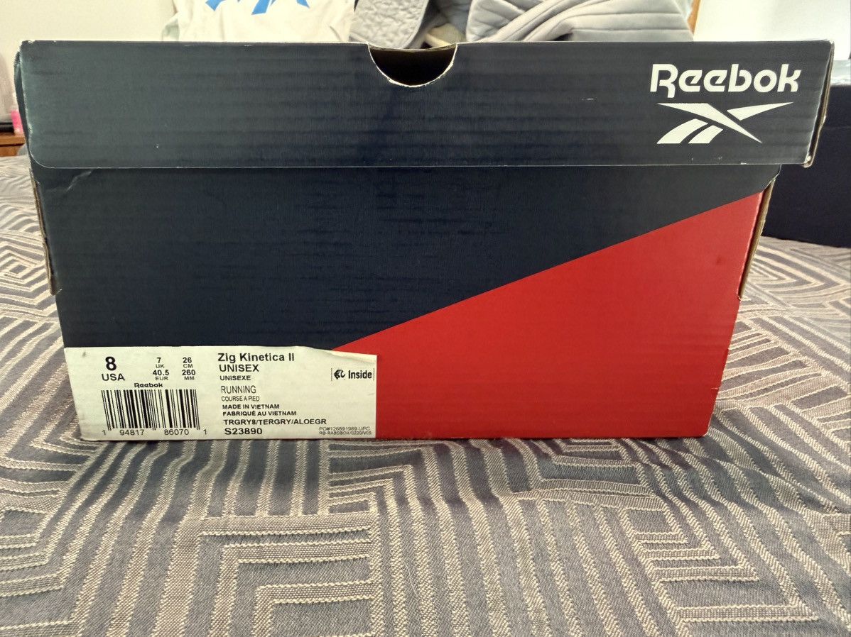 Brain Dead × Reebok Reebok × Brain Dead Zig Kinetica II True Grey & Grey Terrain Size US 8 / EU 41 - 7 Thumbnail