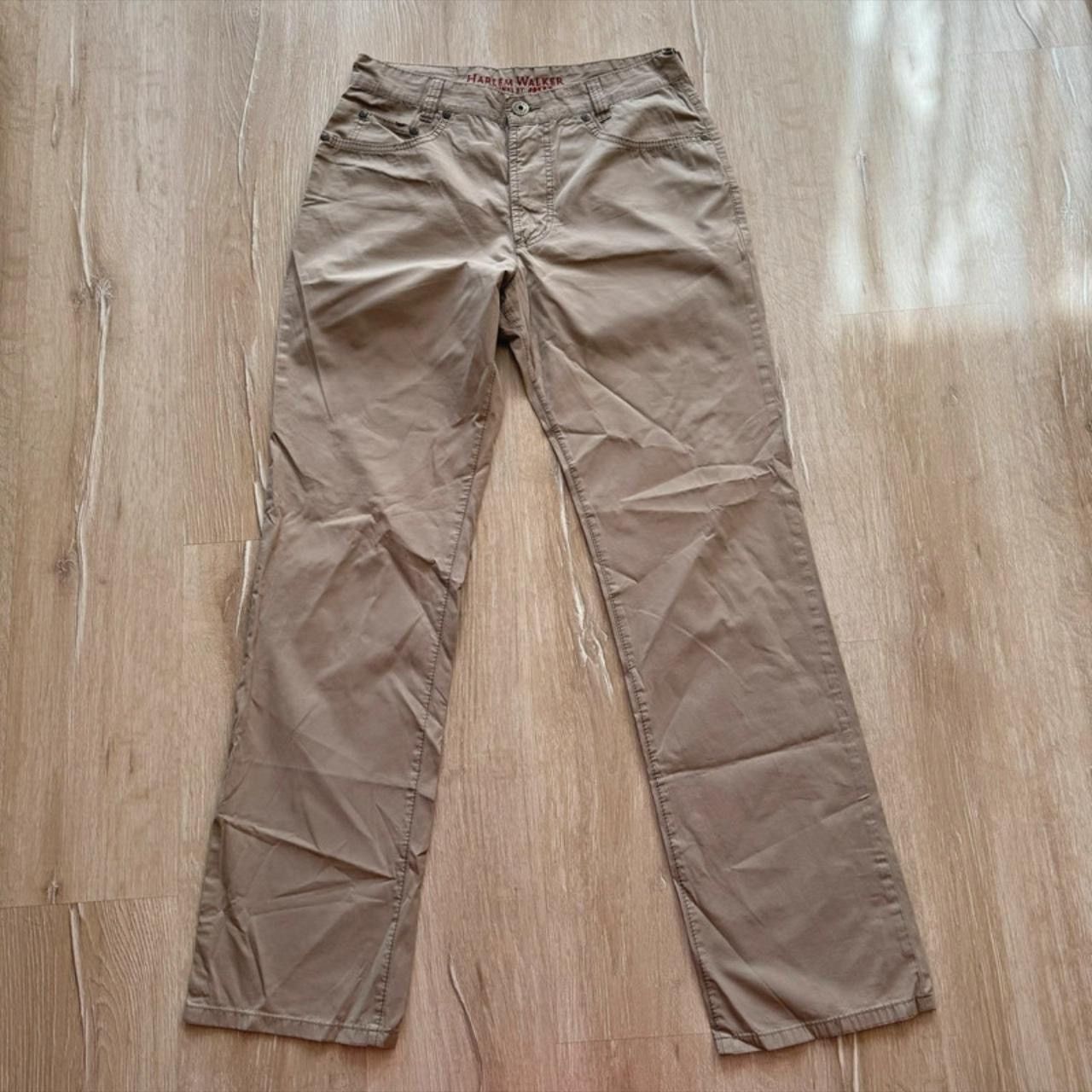 Japanese Brand Harlem Walker by Joker Vintage Pants Flat Trousers Grey Size US 32 / EU 48 - 9 Thumbnail