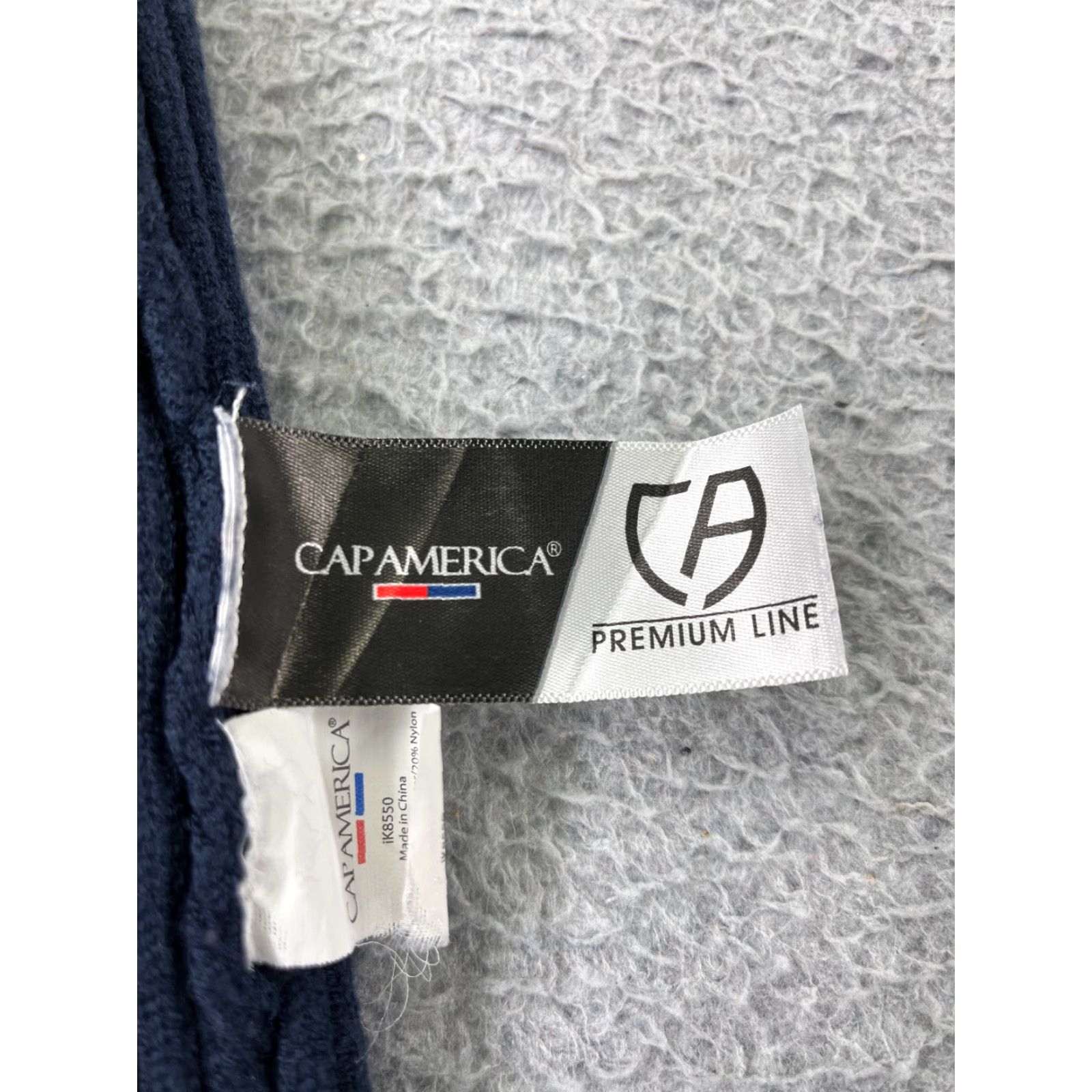 Vintage Capamerica Beanie Cap Adult One Size Fits Most Blue Knit Rayon Polyester Blend Hat Mens Beanie Ski Theme Size ONE SIZE - 7 Thumbnail