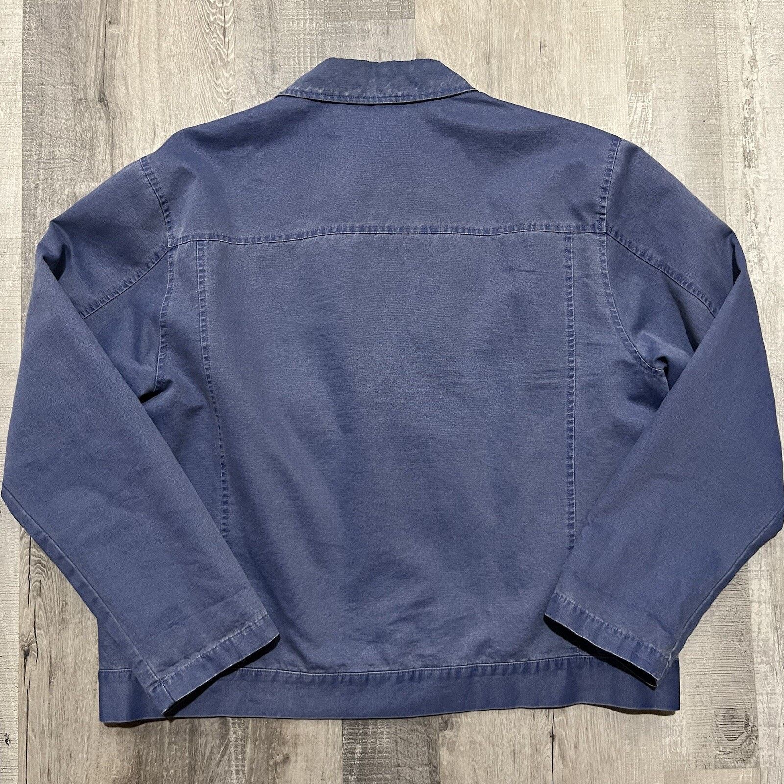 Other POST & POWELL Jacket Men's Cotton Canvas Faded Blue Bomber Size US XXL / EU 58 / 5 - 2 Thumbnail