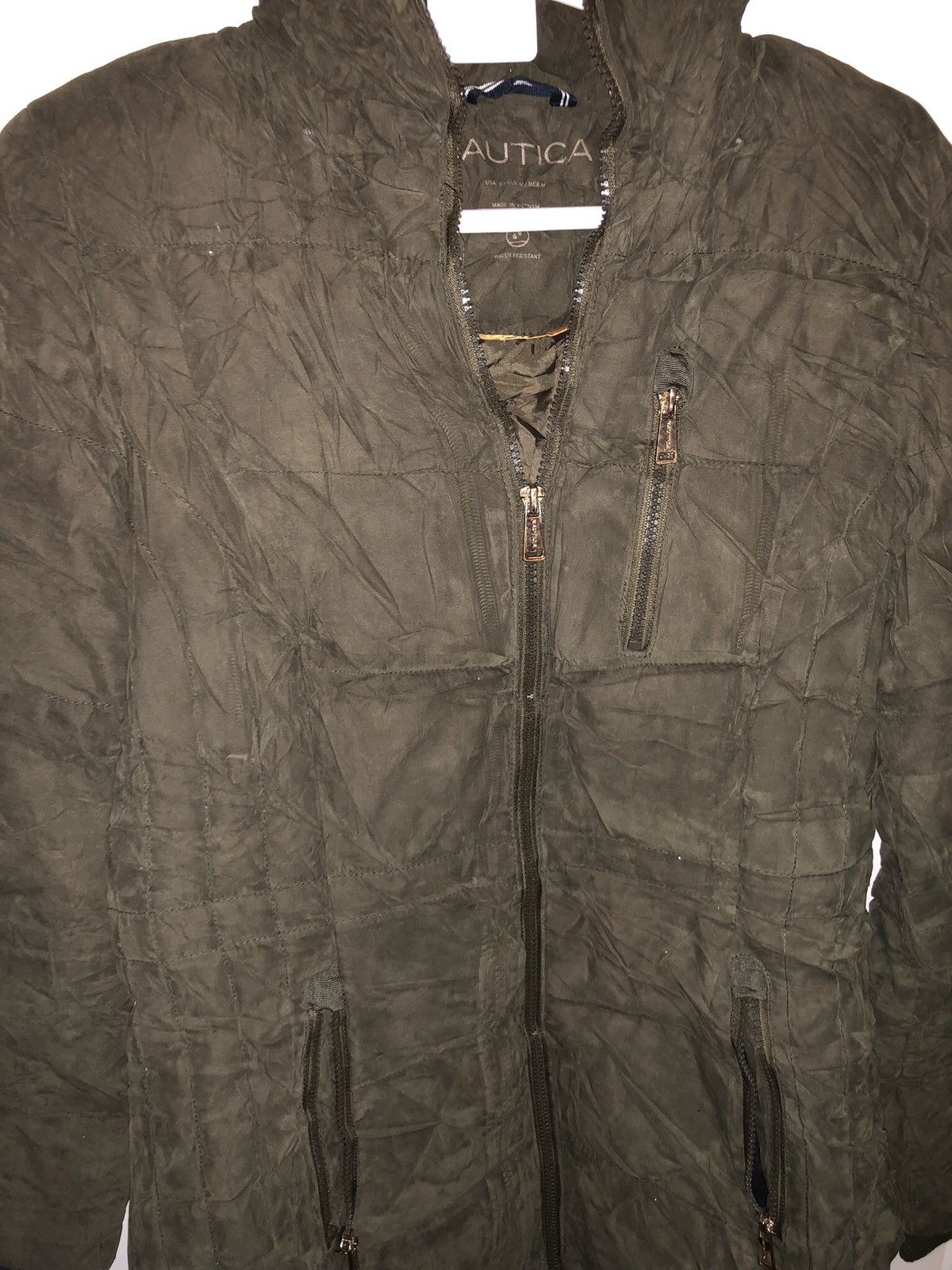 Nautica × Vintage Green Nautica Parka Size S / US 4 / IT 40 - 8 Thumbnail