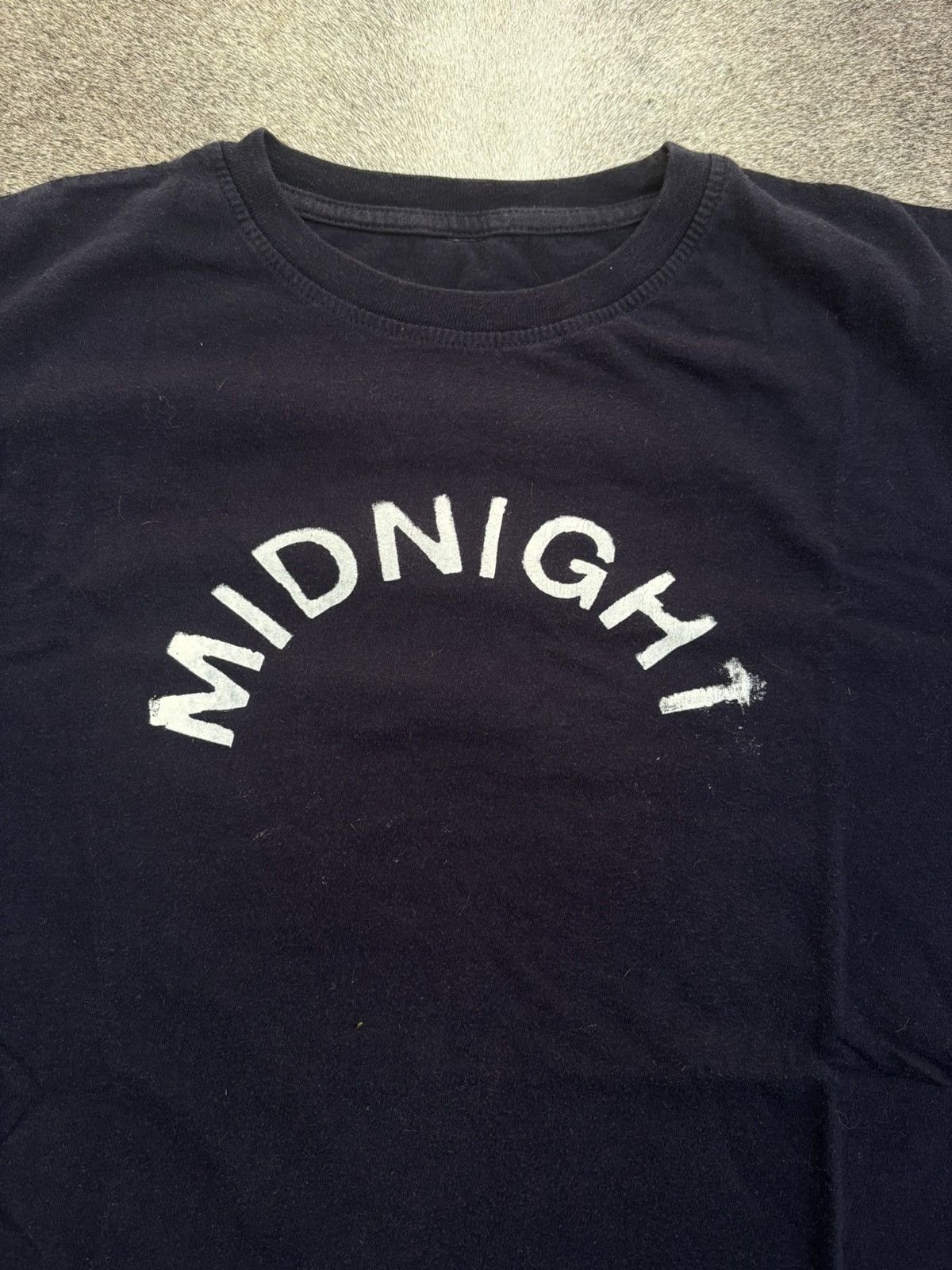 Vintage Vintage "Midnight 7" Arched Varsity Graphic T-Shirt Size US M / EU 48-50 / 2 - 2 Thumbnail