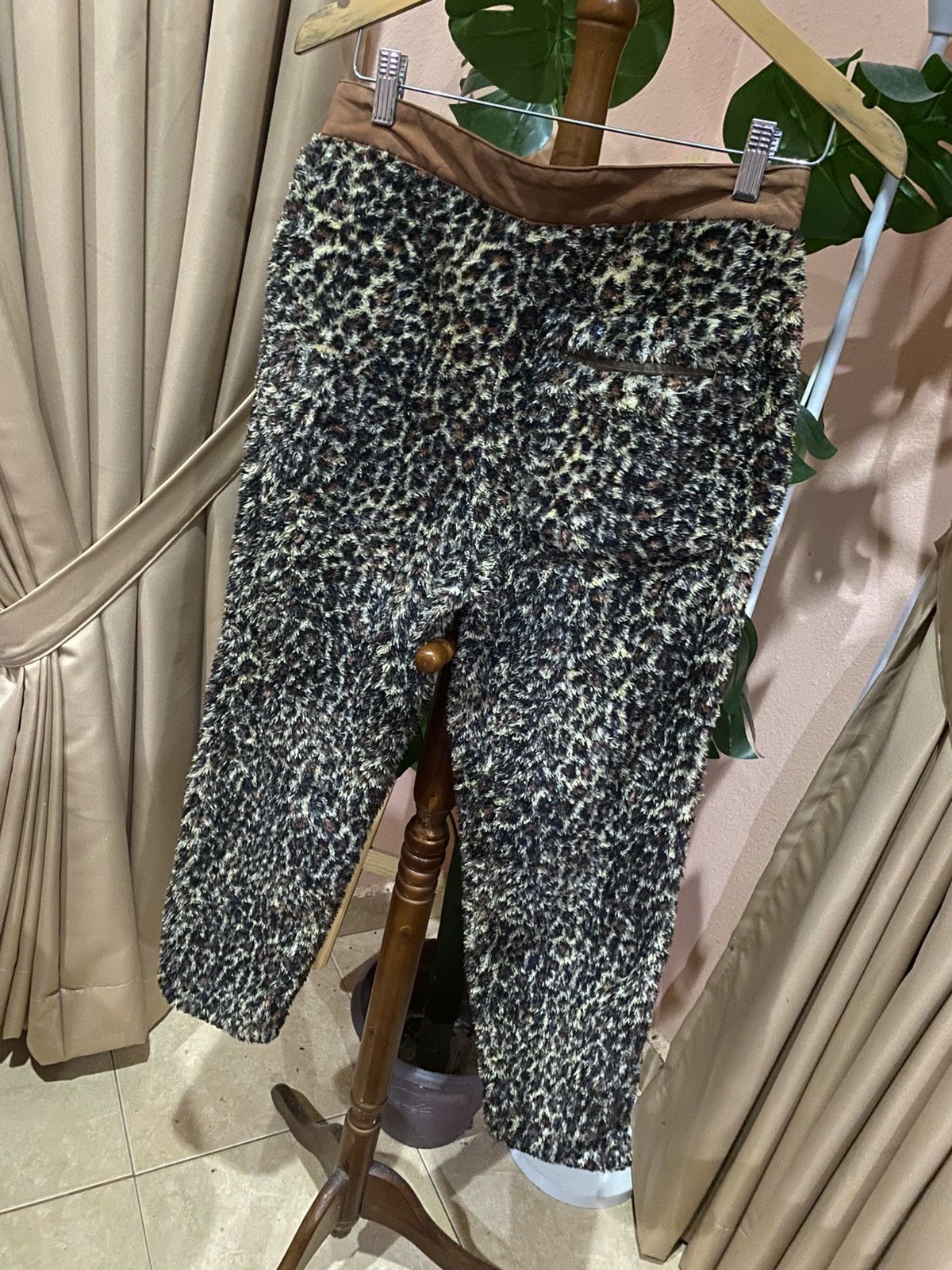 Johnbull Johnbull Fuzzy Animal Print Fleece Pants with Built-in Belt Size US 28 / EU 44 - 11 Thumbnail