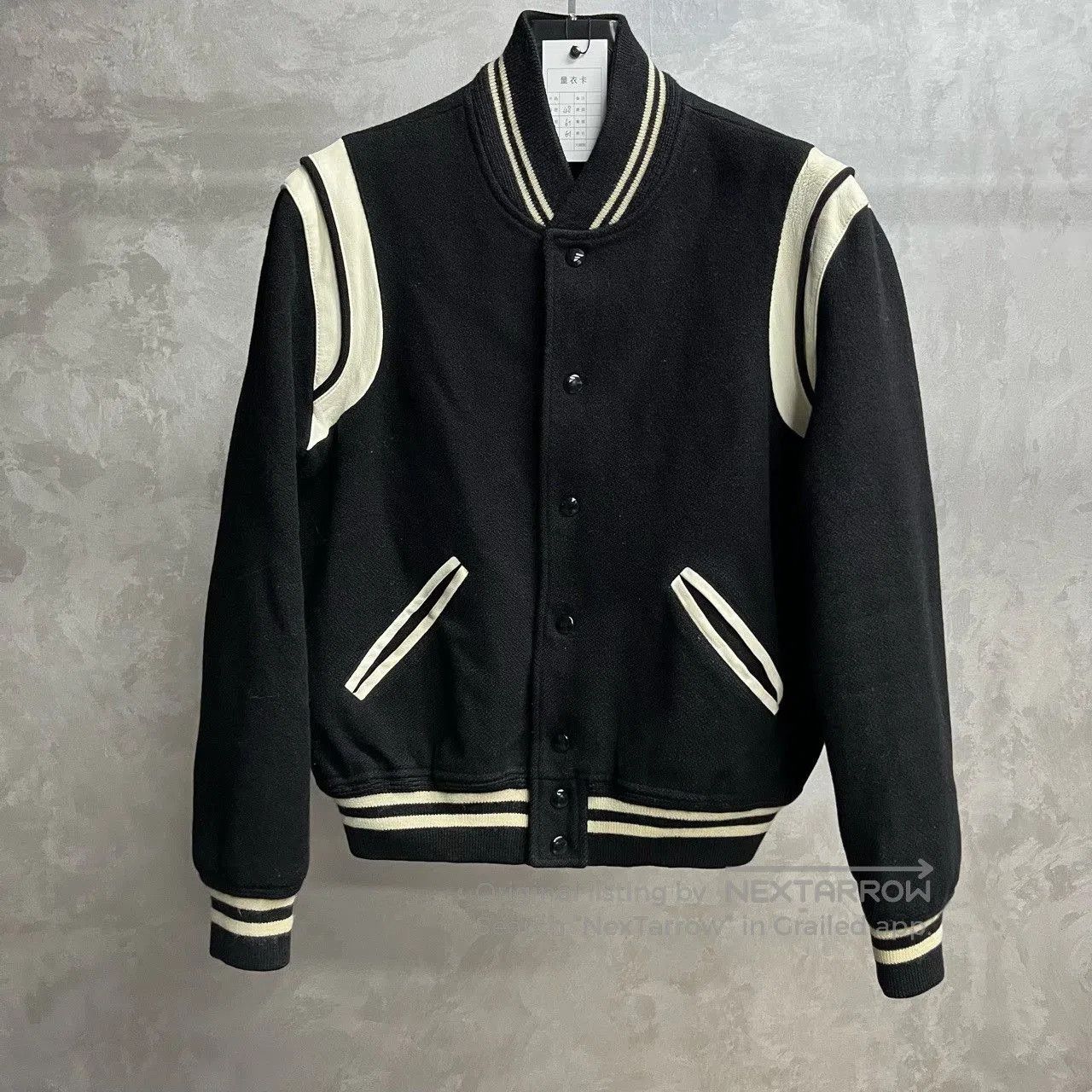 Saint Laurent Paris Saint Laurent Black Varsity Jacket. Size US M / EU 48-50 / 2 - 1 Thumbnail