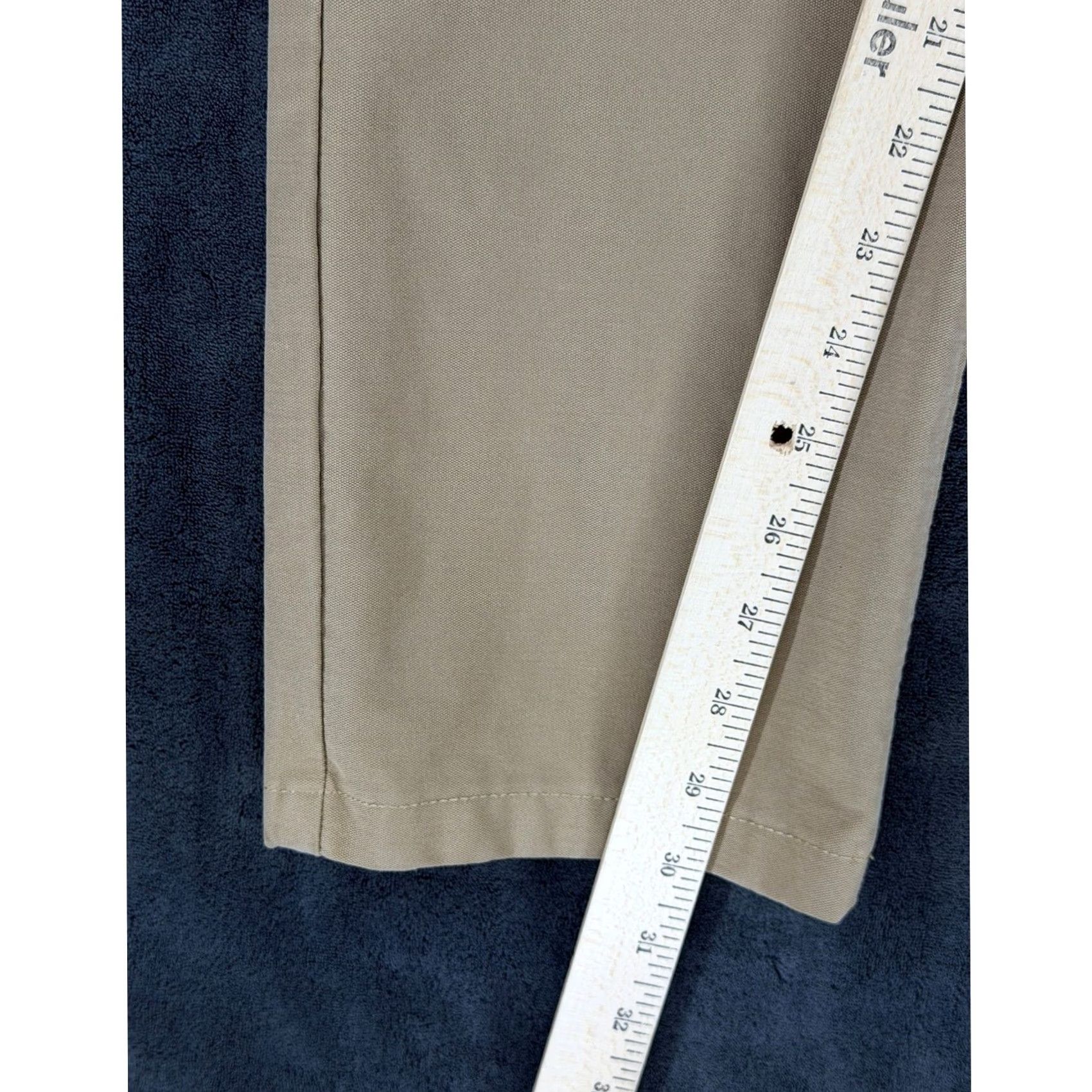 J.Crew J.CREW 484 Slim Fit Chinos Khaki Tan Cotton Blend Mens Pants W33 L30 Chino Slm Pnts Beige Slim Mens Size US 33 - 6 Thumbnail
