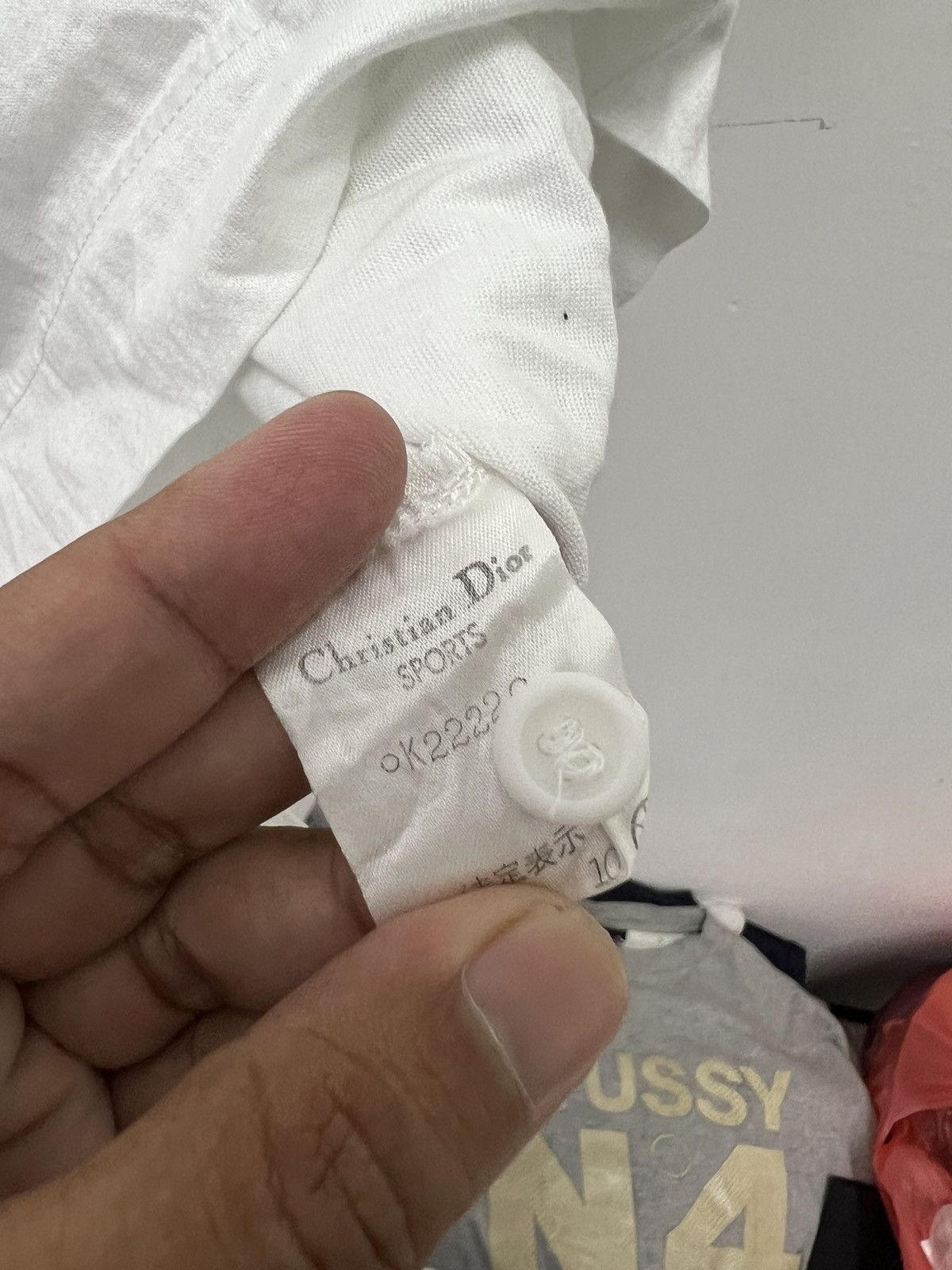 Dior Christian Dior Spell Out Polo Shirt Size US M / EU 48-50 / 2 - 5 Thumbnail